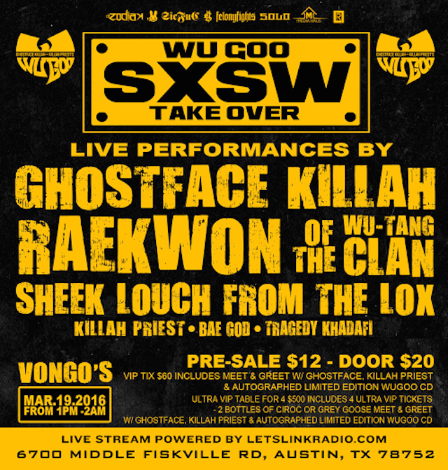 Ghostface Raekwon Wu Goo Concert