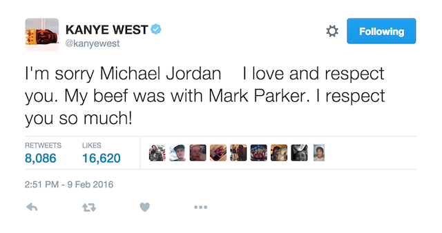 Kanye West Michael Jordan 2016 020916 3