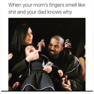 Kim-K-Kanye-North-Finger-Butt-Meme