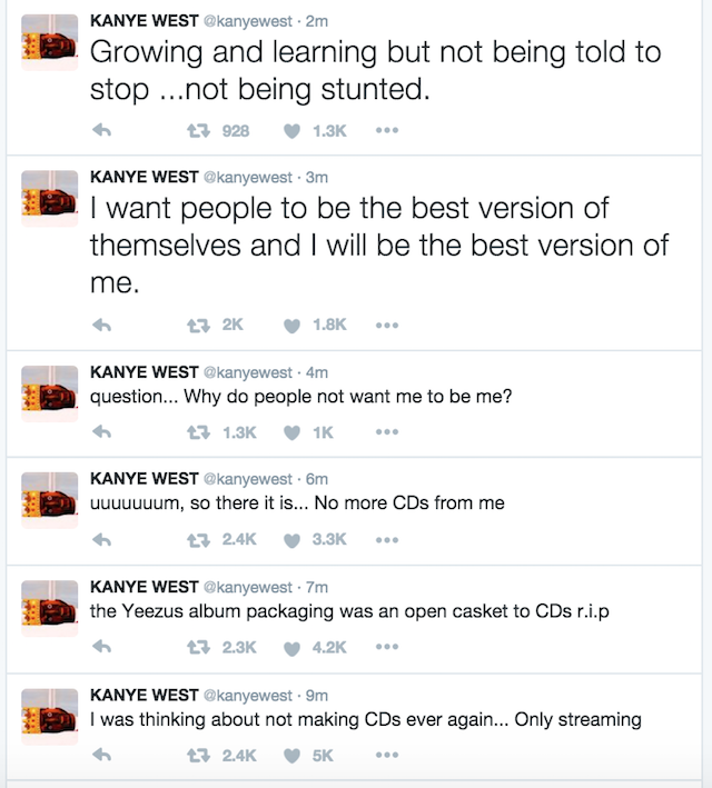 Kanye West No More CDs