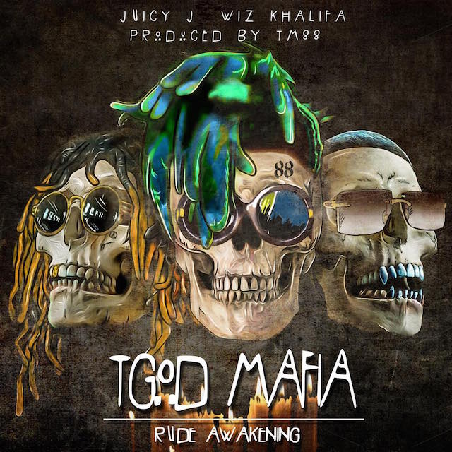 Juicy J Wiz Khalifa TM88 "Rude Awakening" cover art