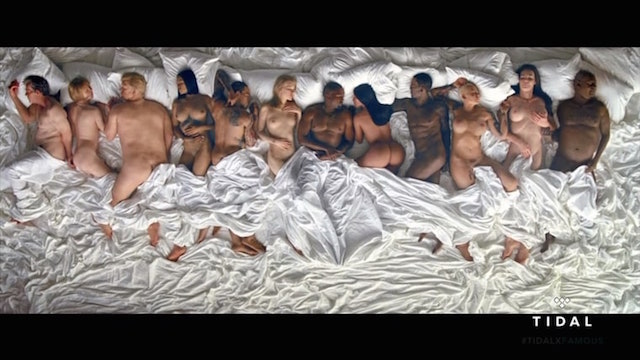 Kanye West Famous tableau