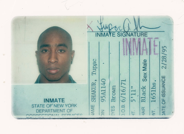 Tupac's 1st Inmate Identification Card Is Going Up For Auction