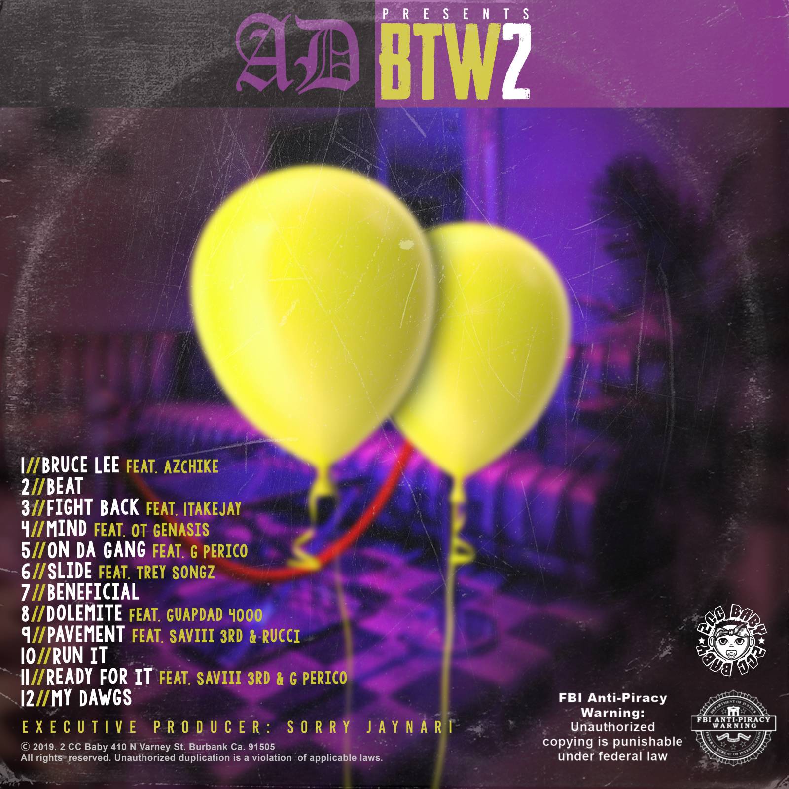 AD Drops &quot;By The Way 2&quot; Featuring O.T. Genasis, G Perico, Trey Songz & More