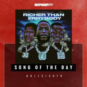 Gucci Mane "Richer Than Errybody" f. NBA Youngboy & DaBaby (single artwork)