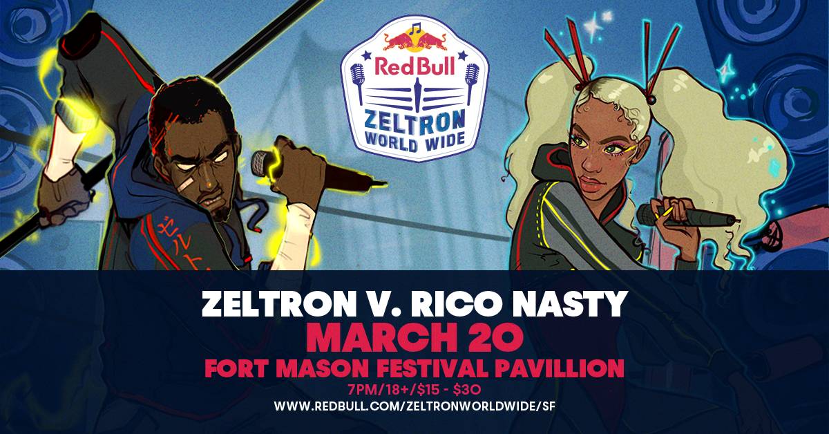 Denzel Curry Announces Red Bull Zeltron World Wide With Rico Nasty In San Francisco