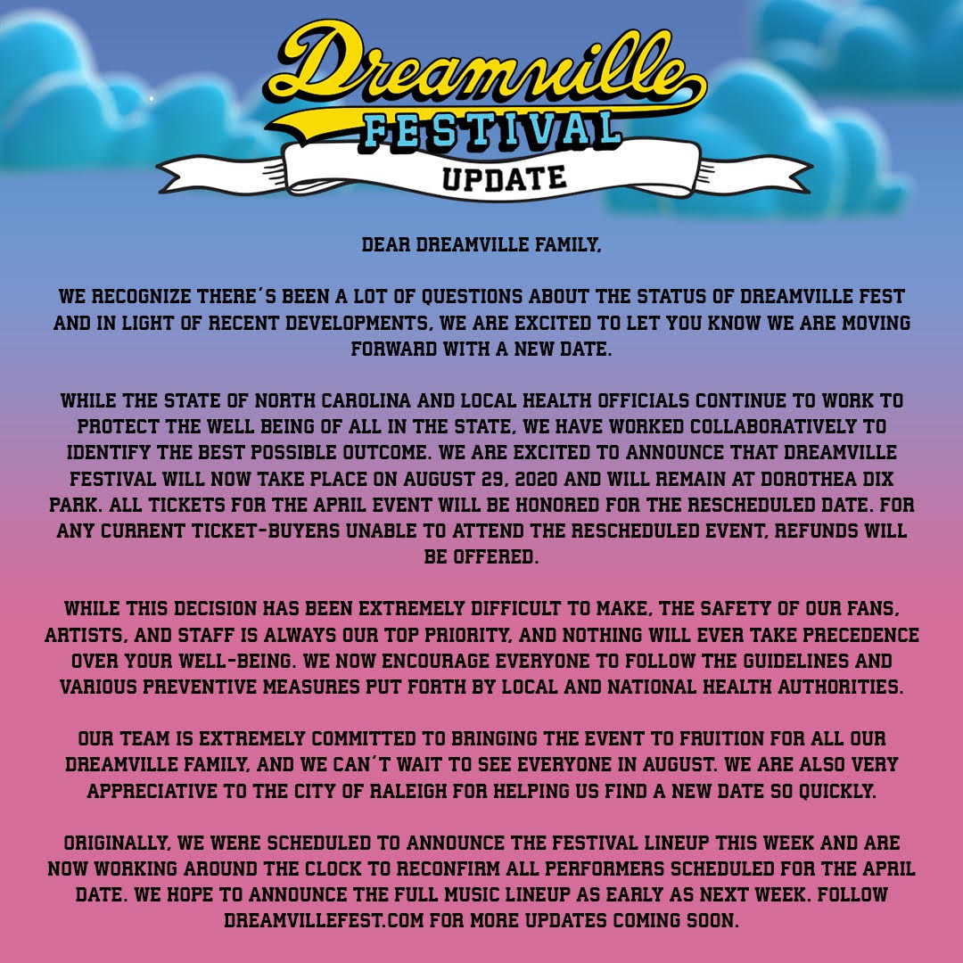 Dreamville Festival Announces Rescheduled Date & Offers Refunds