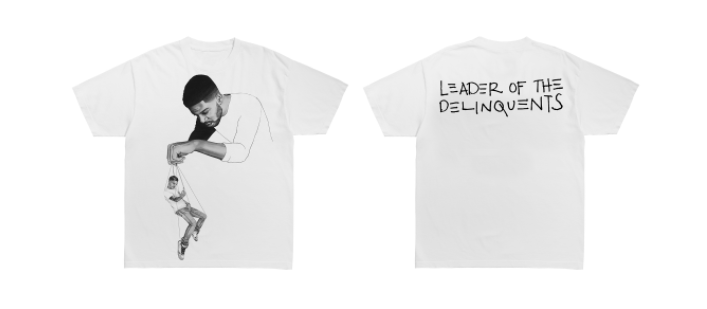 Kid Cudi Partners With Virgil Abloh For 'Leader Of The Delinquents' T-Shirts & Vinyl