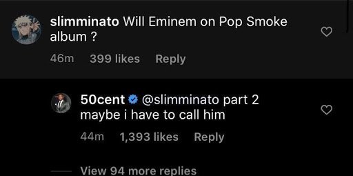 50 Cent Suggests Eminem & Pop Smoke Collaboration Is Coming