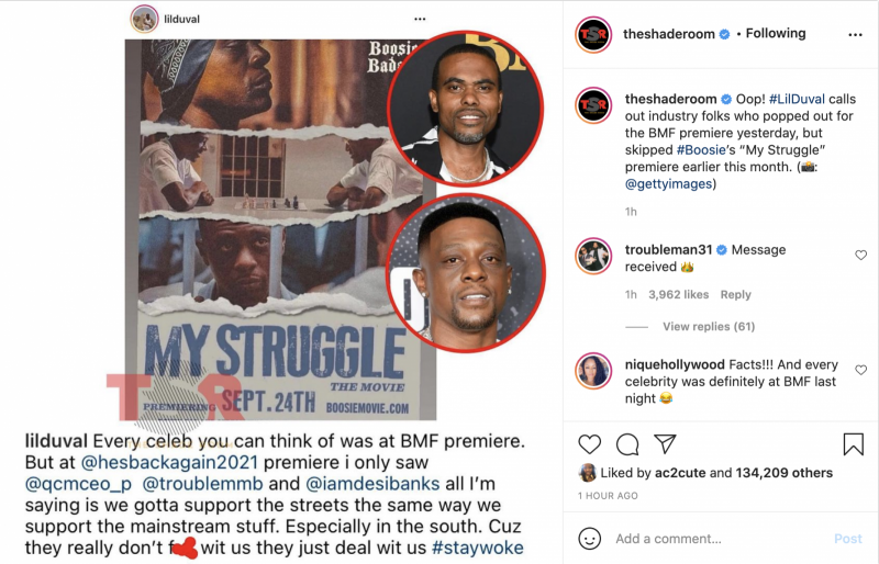 Lil Duval Shames Rappers For Skipping Boosie Badazzs Film Premiere But Not 50 Cents Enburadabiliyorumcom