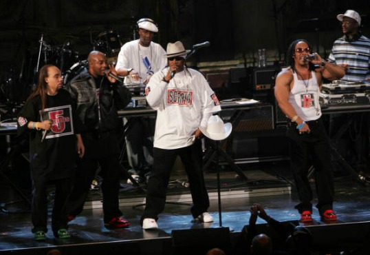 Grandmaster Flash and The Furious Five Rock And Roll Hall Of Fame induction 2007