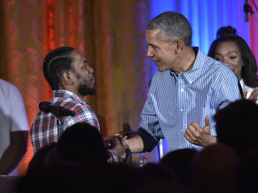 Kendrick Lamar President Barack Obama