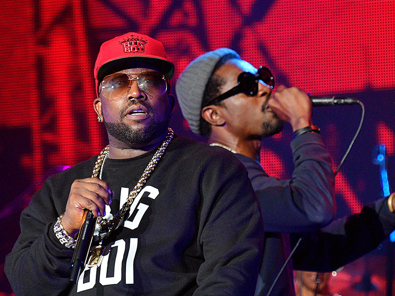 Outkast performing