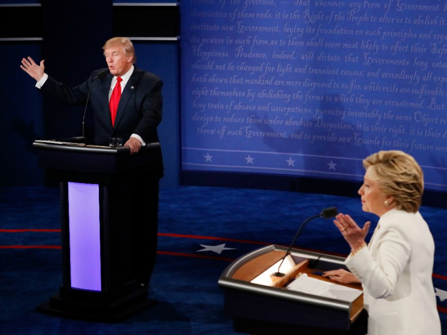 Donald Trump Hillary Clinton third presidential debate