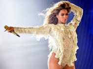 Beyonce performing