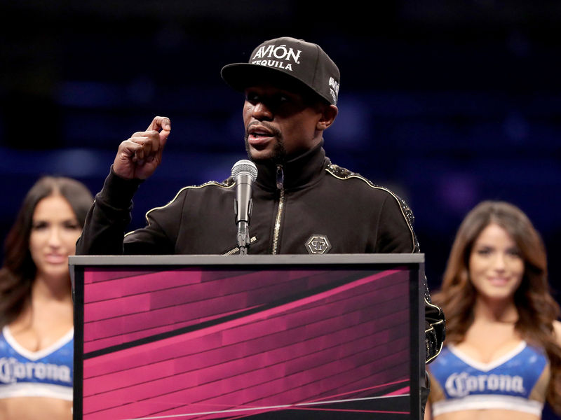 50 Cent Challenges Floyd Mayweather