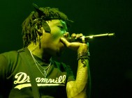 OAKLAND, CA - JULY 14: J.I.D performs during the '4 Your Eyez Only Tour' at ORACLE Arena on July 14, 2017 in Oakland, California.