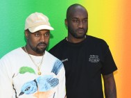 Kanye West & Virgil Abloh Share Emotional Moment At Louis Vuitton Show