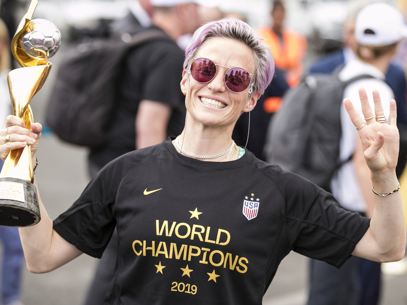 Megan Rapinoe Quotes Nipsey Hussle & U.S. Women’s Soccer Team Turn Up To Lil Jon Following 2019 World Cup Win