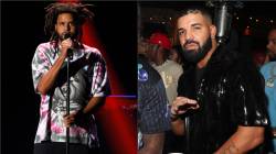 Drake Gives J. Cole Gold Medal Flowers At Off-Season Tour Opener