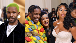 Frank Ocean, A$AP Rocky + Rihanna Appear At Met Gala 2021