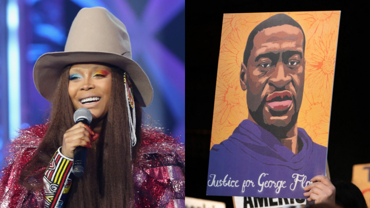 Erykah Badu Invites George Floyd's Family Backstage During Concert