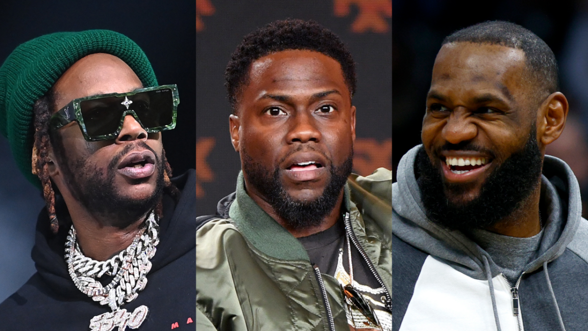 2 Chainz Clowns Kevin Hart's Freestyle In Front Of LeBron James