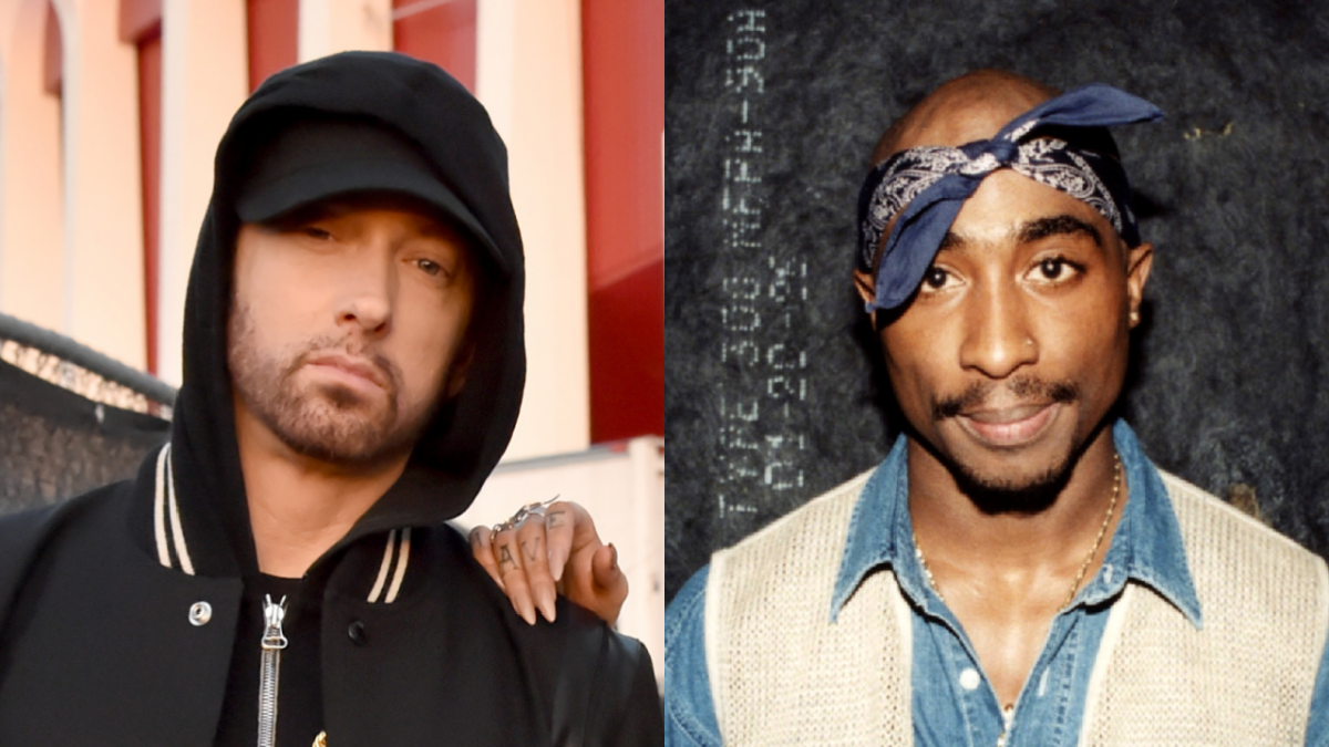 Eminem Visits 2Pac Museum Exhibition In L.A.