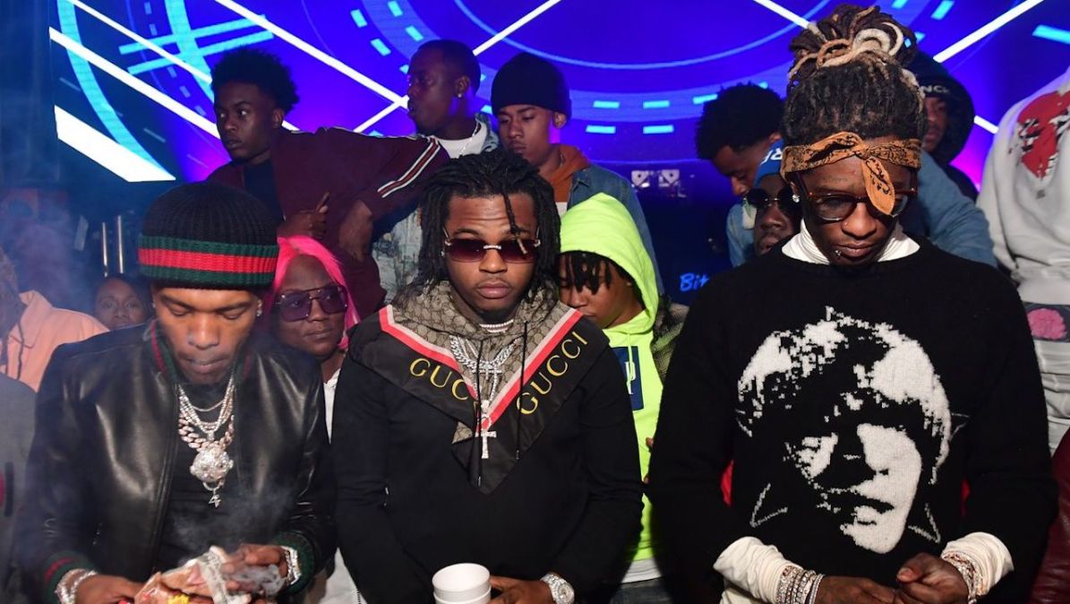 Lil Baby, Gunna and Young Thug attend Lil Baby Birthday Bash