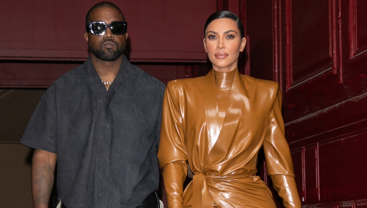 Kanye West and Kim Kardashian