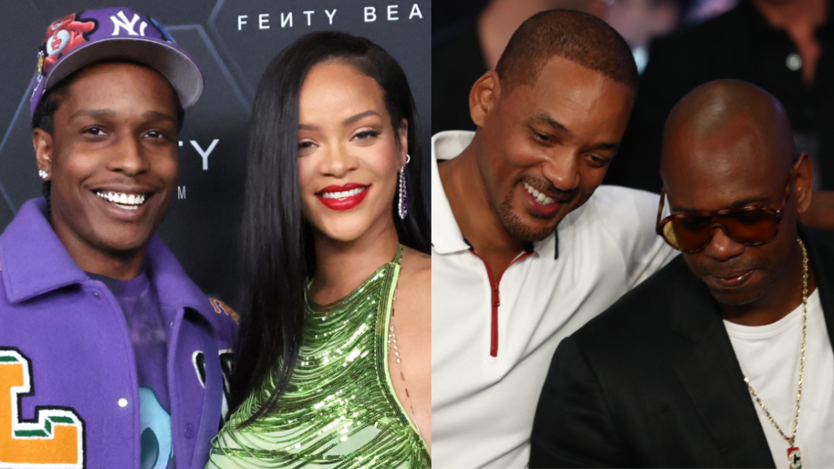 A$AP Rocky & Rihanna Attend 'Epic' Will Smith Movie Screening With Dave Chappelle & More