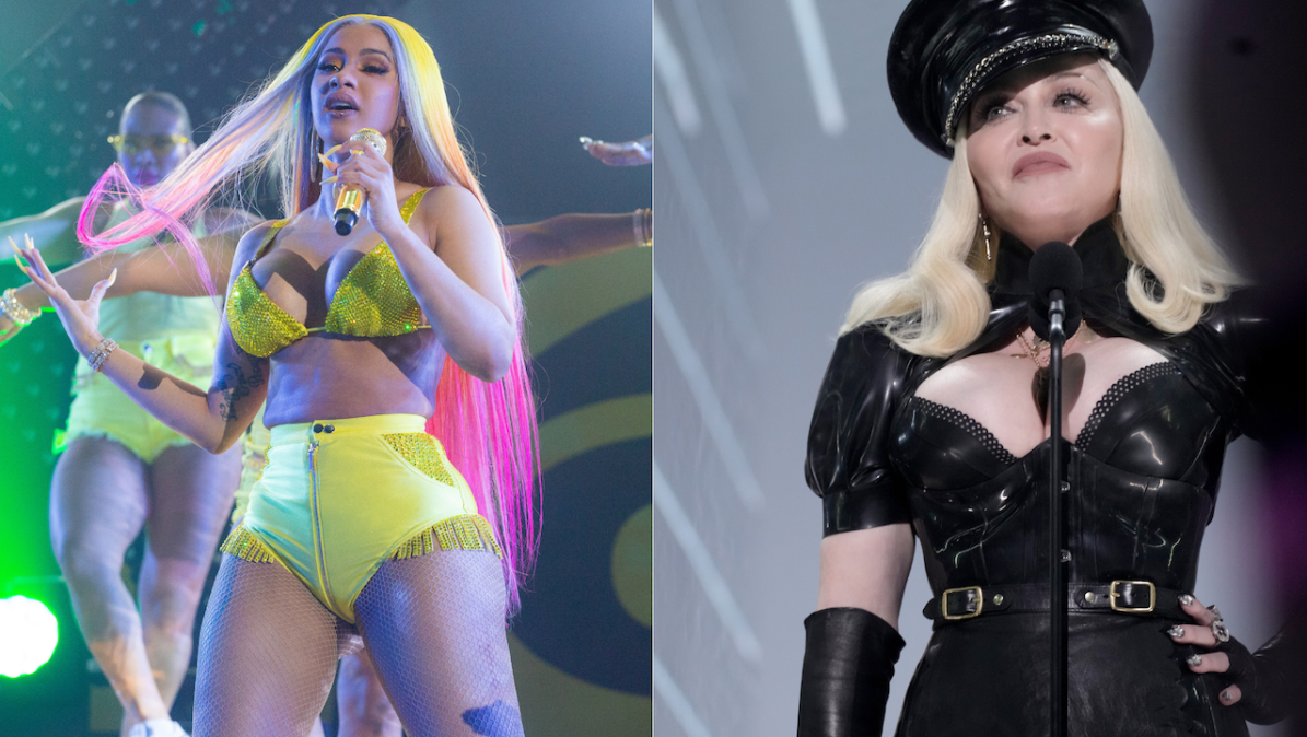 Cardi B & Madonna Make Peace After Brief Clown Emoji Beef