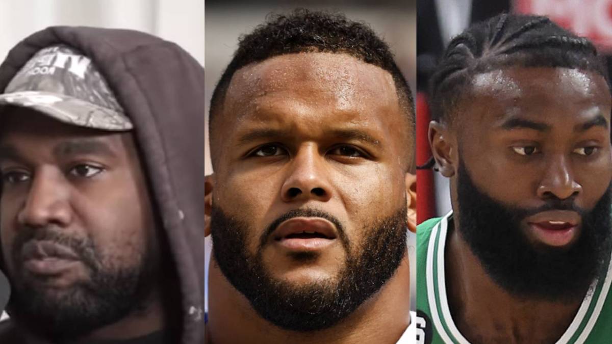 Kanye West Loses NFL Star Aaron Donald & Boston Celtics Jaylen Brown As Donda Sports Clients