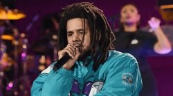 J. Cole's Jumbotron Reaction At Miami Heat Game Goes Viral