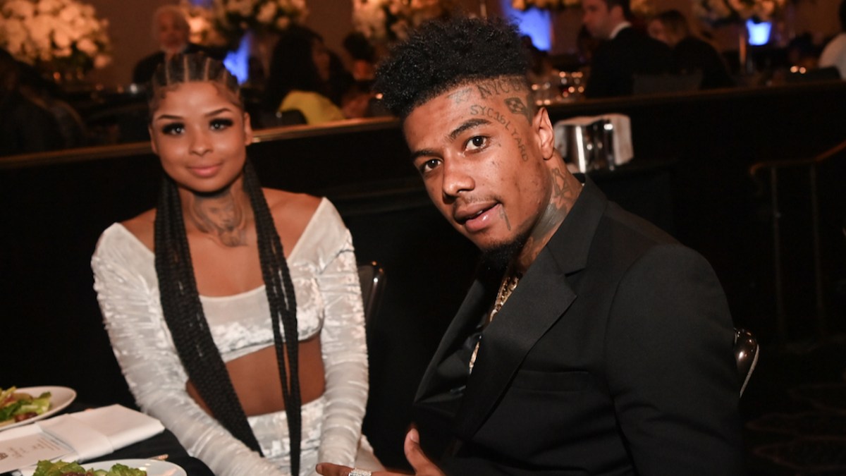 Blueface Punched In The Face By Chrisean Rock's Dad In 'Crazy In Love' Premiere