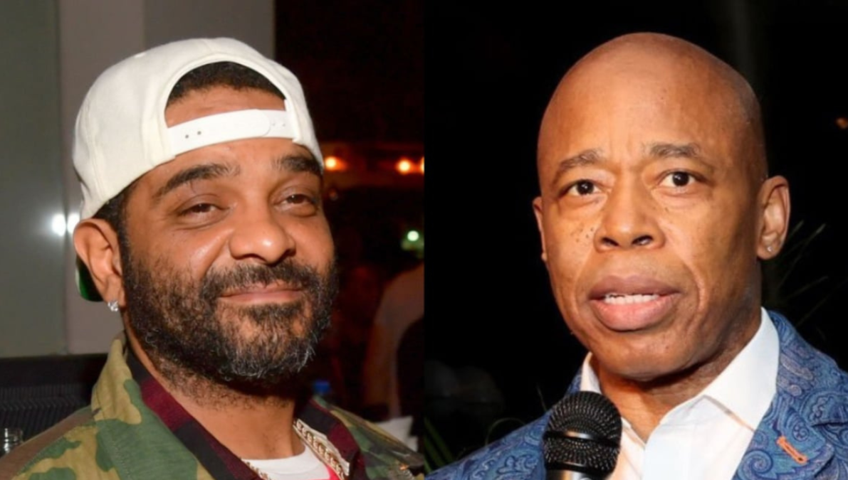 Jim Jones Salutes NYC Mayor Adams After Surprise Harlem Meetup