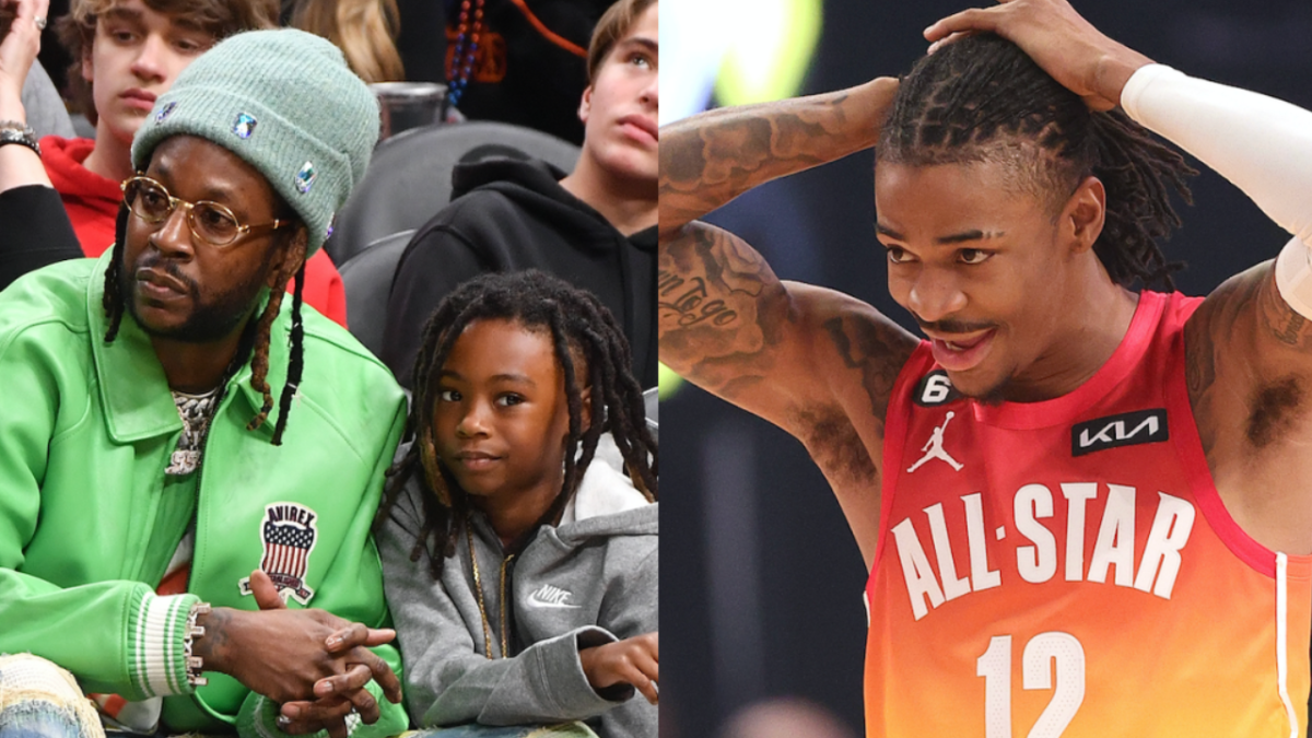 2 Chainz Snags Ja Morant’s NBA All-Star Game Jersey For His Son Halo