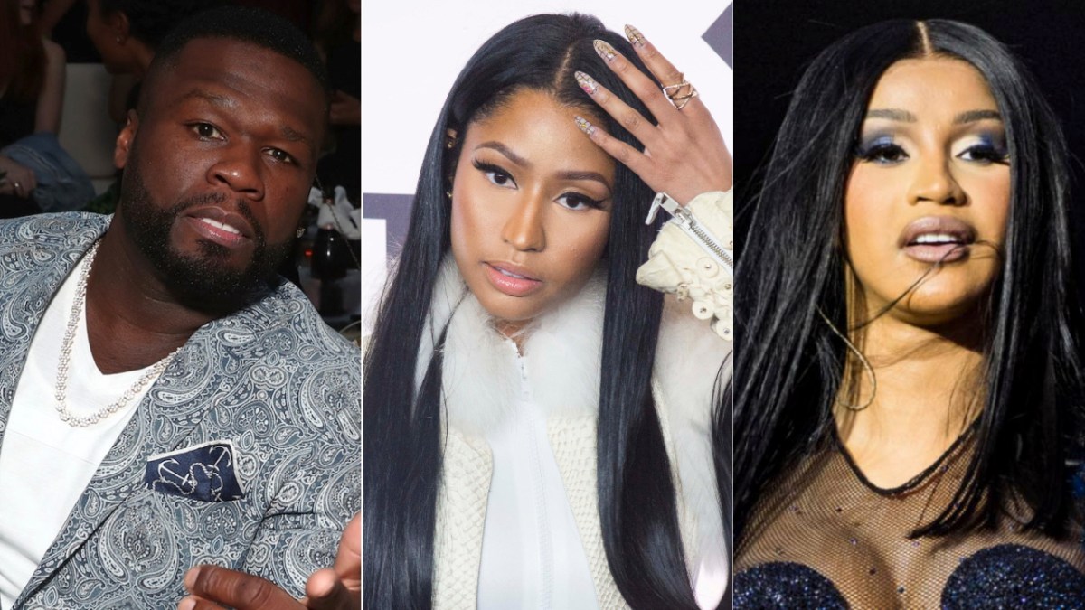 50 Cent Is A Fan Of Nicki Minaj & Cardi B’s ‘Interesting’ Rivalry