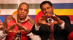 JAY-Z Attempts To Calm Denzel Washington Down During Heated Argument At Lakers Game