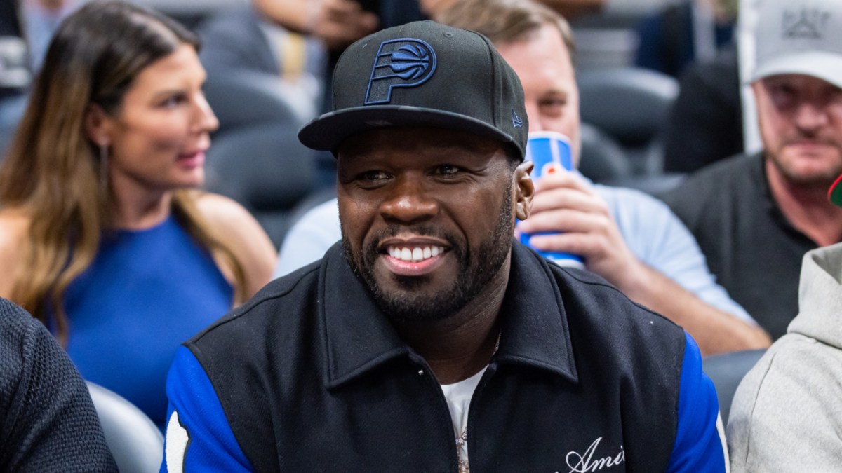 50 Cent Gives Indiana Pacers Pep Talk Before Houston Rockets Win