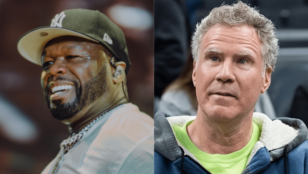 50 Cent Wheels Out Will Ferrell At Indiana Pacers Game