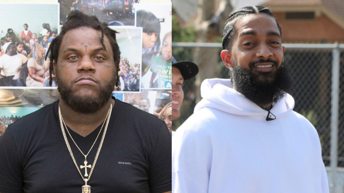 Fat Trel Visits Nipsey Hussle Mural To Pay Tribute: ‘I Still Remember Our Last Talk’