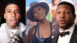 NLE Choppa Reacts To Meagan Good Reportedly Dating Jonathan Majors