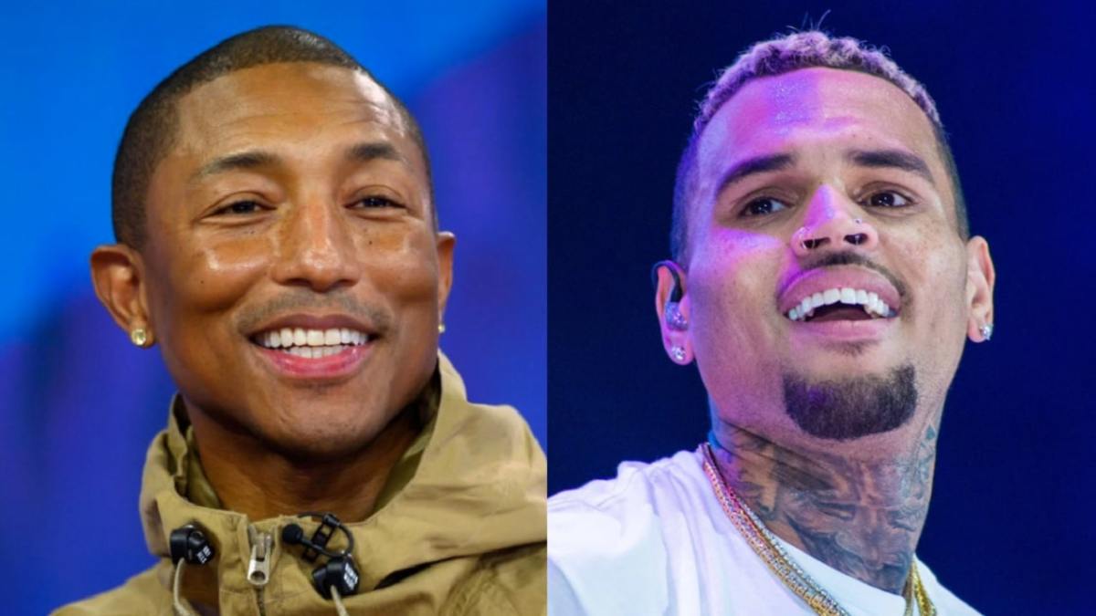 Pharrell Praises Chris Brown At Something In The Water Fest