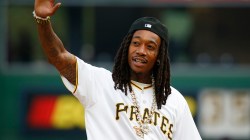 Wiz Khalifa Throws Out First Pitch At Pittsburgh Pirates Game While ‘Shroomed Out’