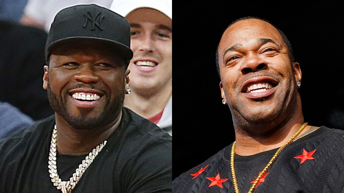 50 Cent Clowns Busta Rhymes' Huge Chain During Backstage Banter