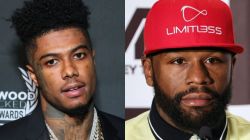 Blueface Lands Two Punches On Floyd Mayweather During Sparring Match: 'Make It Look Good'