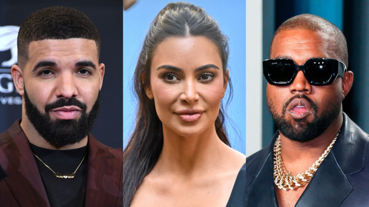 Drake & Kim Kardashian Concert Interaction Rekindles Kanye West's Cheating Claims