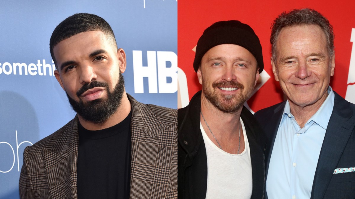 Drake's 37th Birthday Bash Turns Bryan Cranston & Aaron Paul Into Bartenders