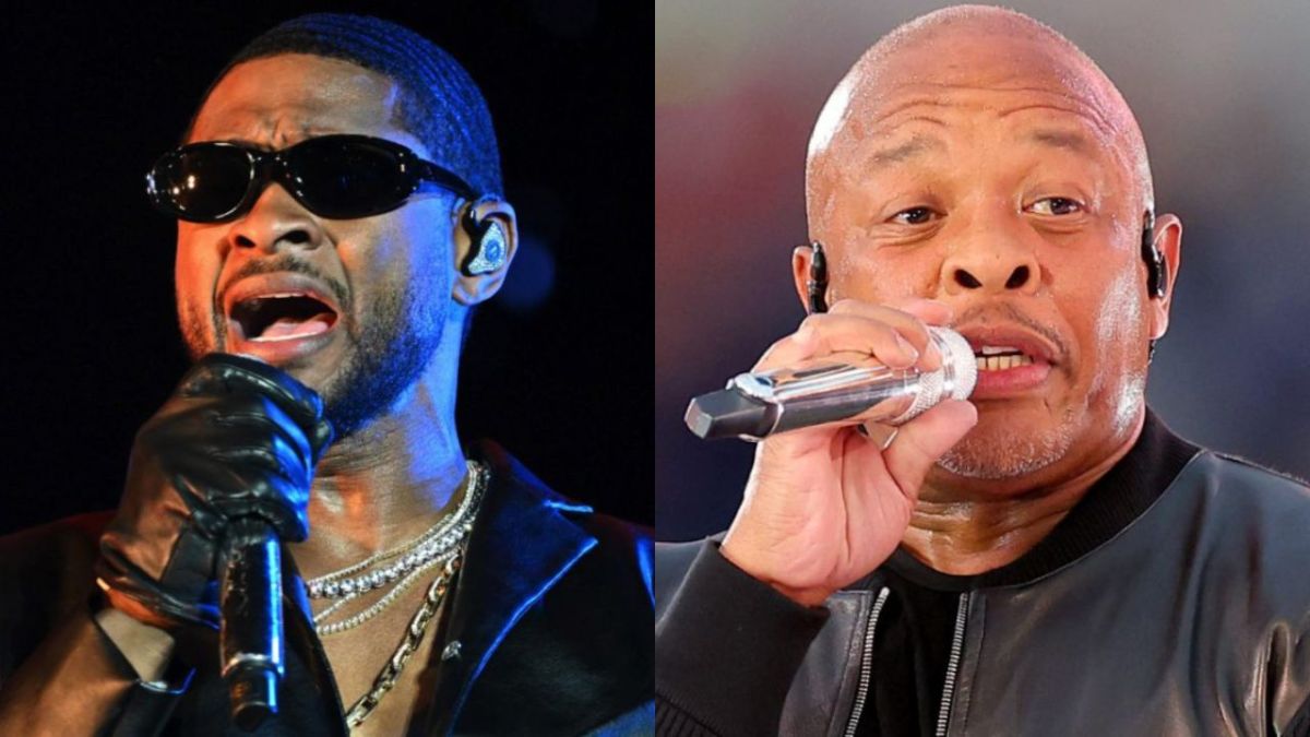 Usher Gives ‘Amazing’ Dr. Dre His Flowers During Las Vegas Residency